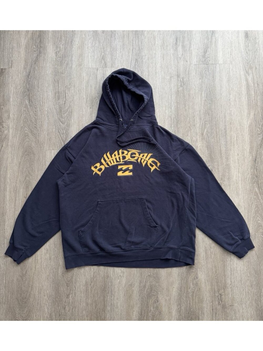 Rare Vintage Y2K Billabong Surf Hoodie Skate Beach XL Blue Streetwear Hype